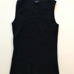 JACOB | Vintage Black Ribbed Knit Tank Top NWOT